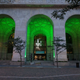 Pittsburgh lit up government buildings in green Friday night in support of Mayor Bill Peduto’s executive order honoring the Paris Agreement on climate change. (City of Pittsburgh)